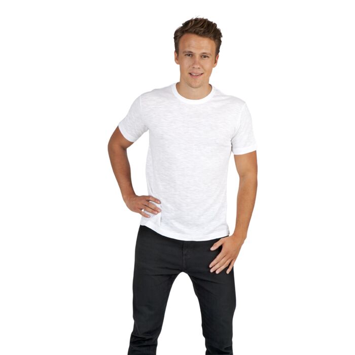 T917HB Men's Raw Cotton Wave T-Shirt Thumbnail