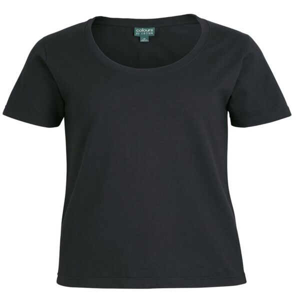 SALE | 1CCT1 Womens Comfort Crew Tee - Black Thumbnail
