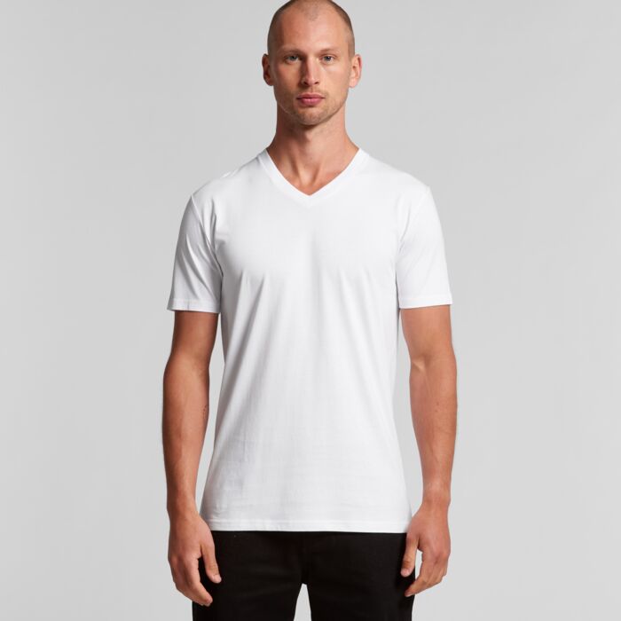 5001V Men's Staple V Neck Tee Thumbnail