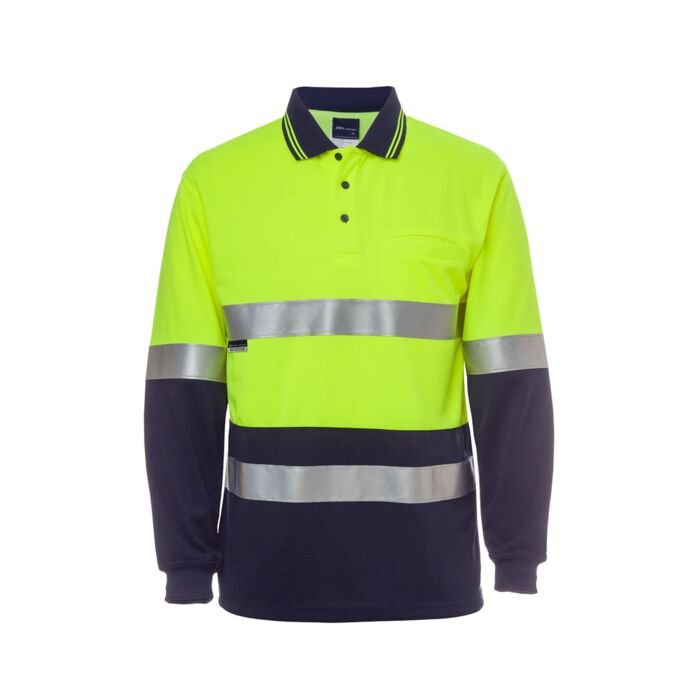 6HVSL JB's Hi Vis L/S (D+N) Traditional Polo Thumbnail