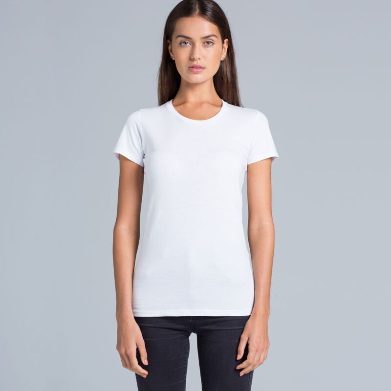 SALE | 4002 Women's Wafer Tee -  White Thumbnail