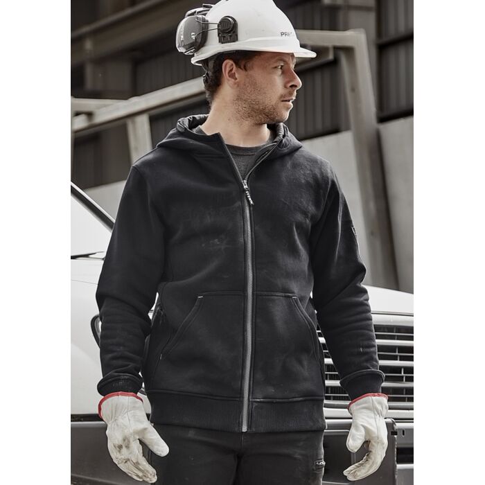 ZT468 Unisex Zip Front Multi-Pocket Hoodie Thumbnail