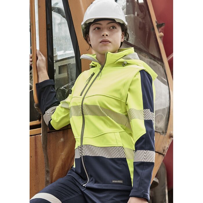 ZJ753 Women's Streetworx 2 In 1 Stretch Softshell Jacket Thumbnail