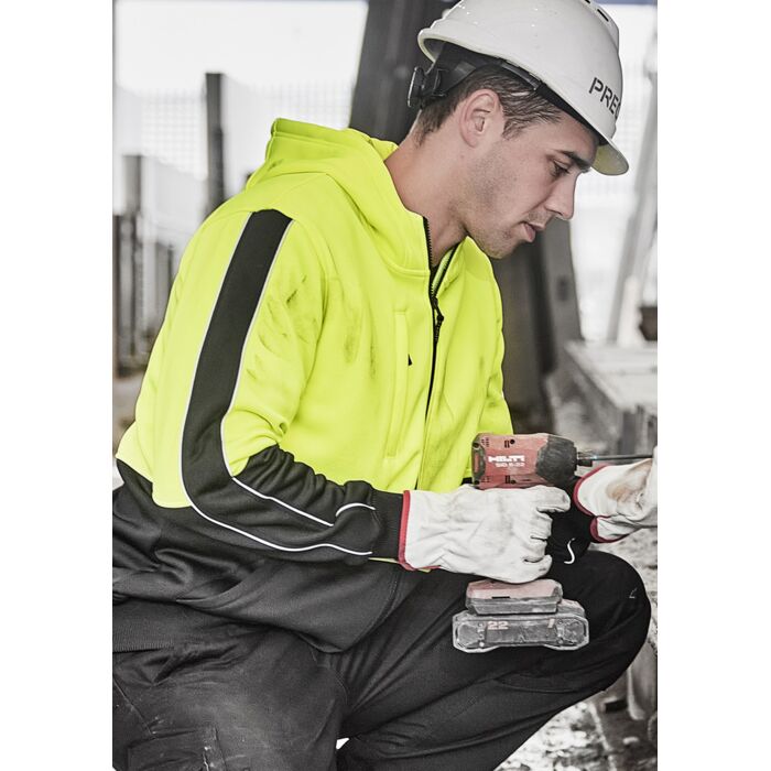 ZT485 Unisex Hi Vis Full Zip Hoodie Thumbnail
