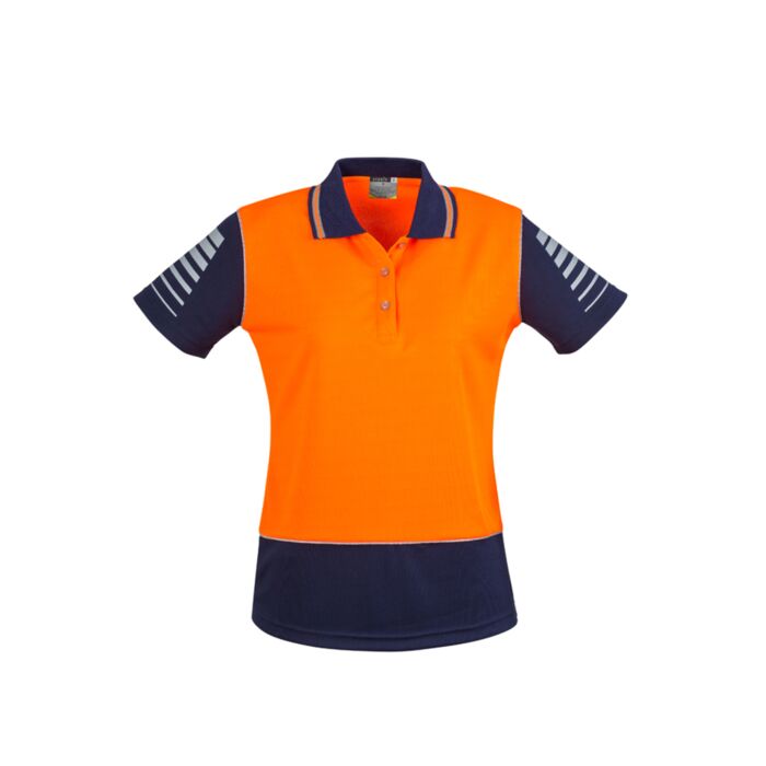 ZHL236 Women's Hi Vis Zone Short Sleeve Polo Thumbnail