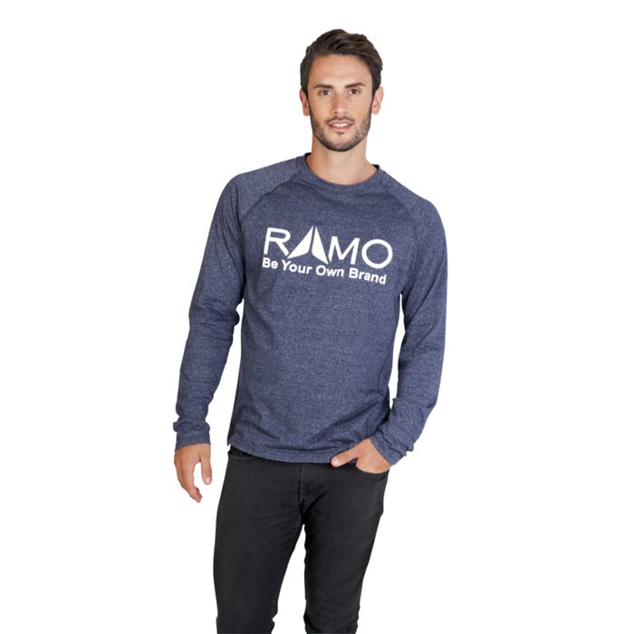 T223LS Men's / Unisex Greatness Heather Long Sleeve T-shirt Thumbnail