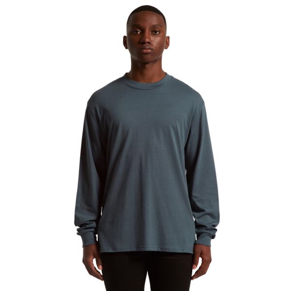 SALE | Mens General Long Sleeve Tee - Petrol Blue Thumbnail