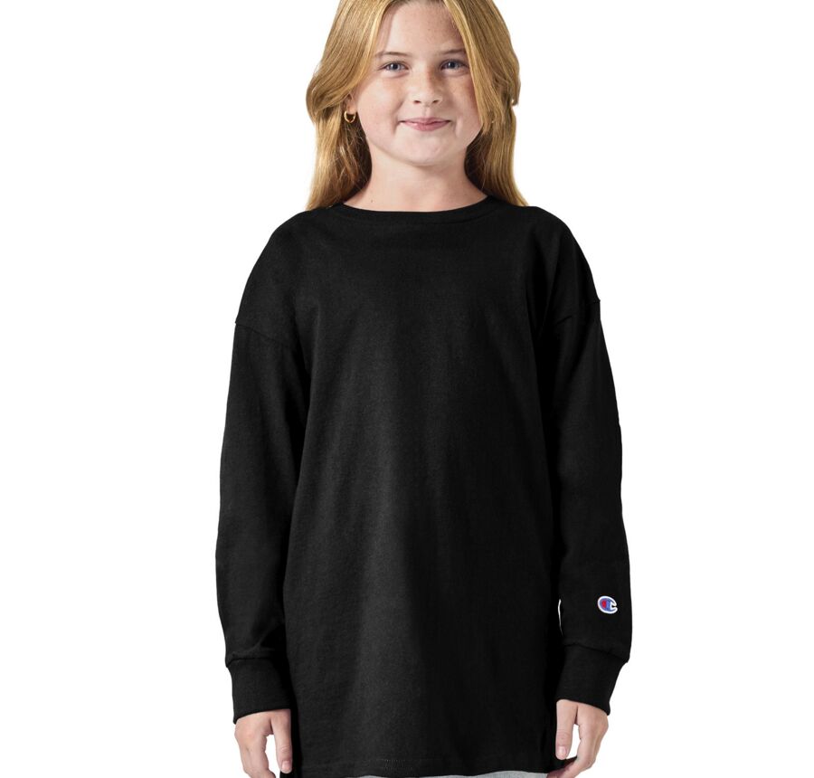 CH1751 Youth Cotton Jersey Long Sleeve T-Shirt Thumbnail
