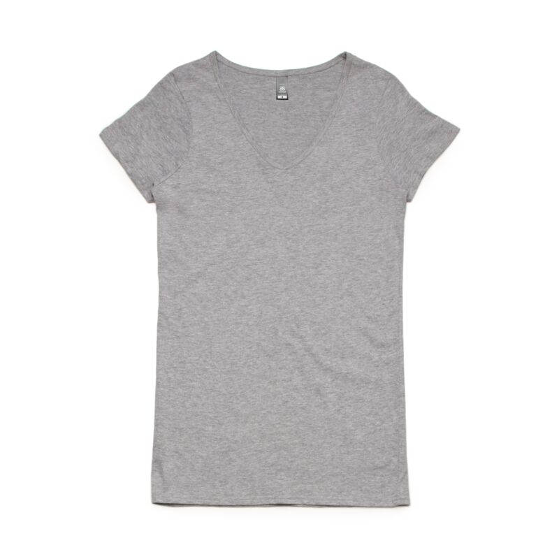SALE | 4010 Women's Bevel V Neck Tee Thumbnail