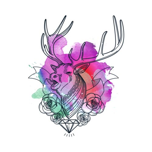 Colours Deer Thumbnail
