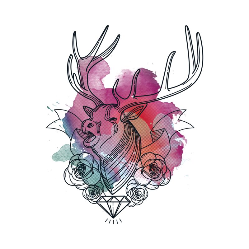 Colours Deer Thumbnail